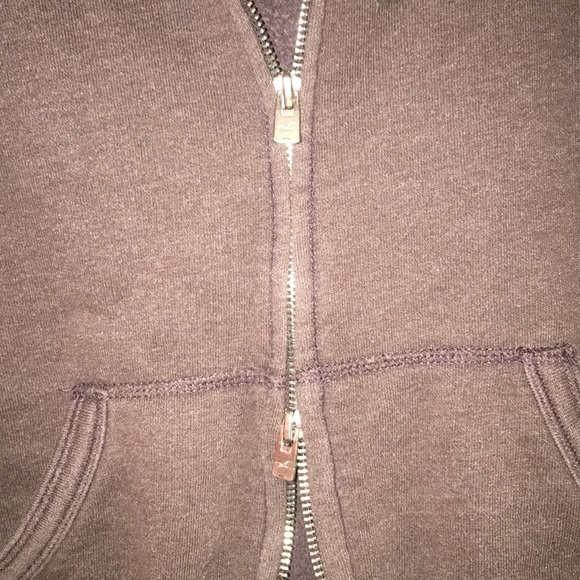 Hollister Size M Brown Zip Up Hoodie - Picture 3 of 6